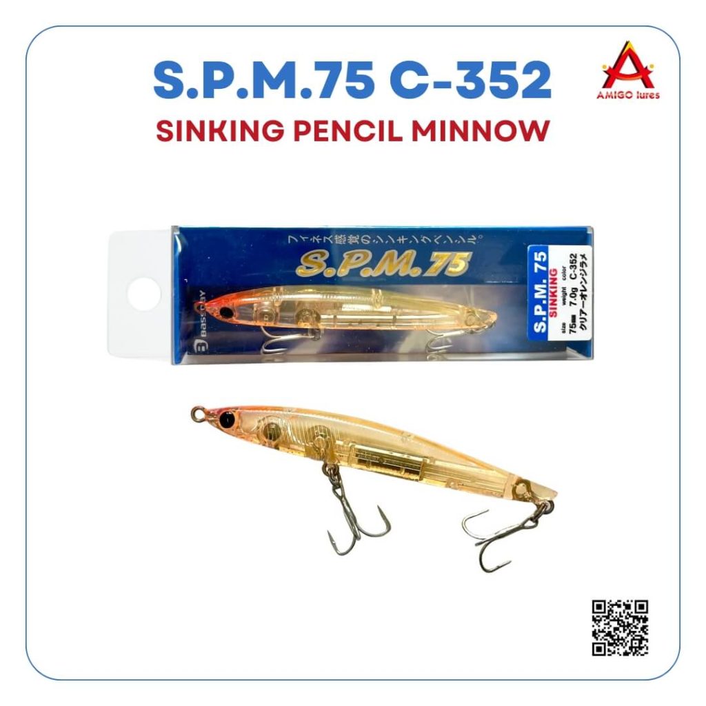 Bassday SPM 55 Sinking Pencil Lure C-375 (9195