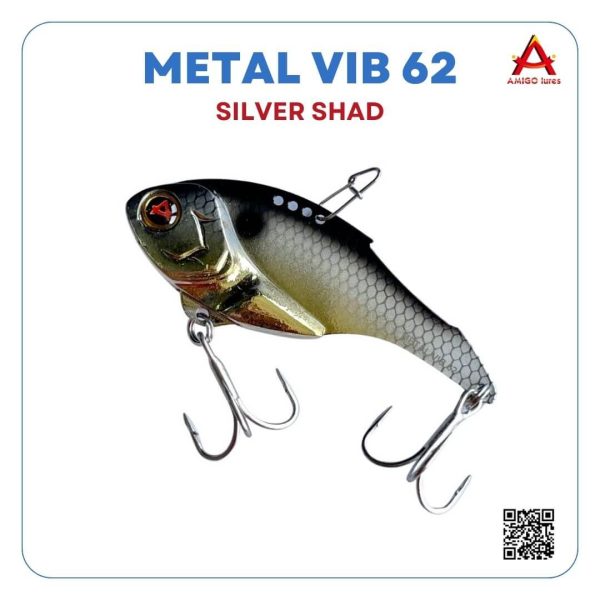 Mồi câu Metal VIB 62 Metallic Silver Shad (1)