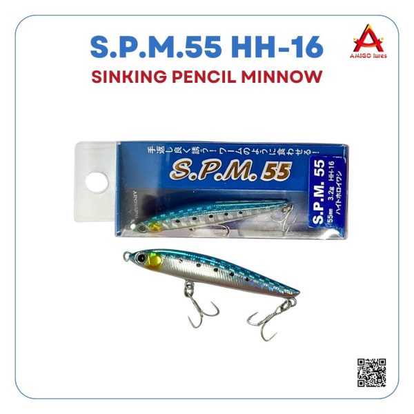 Mồi sinking pencil bassday SPM55 HH16 (2)