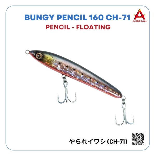 MỒI CÂU Nhật Bản Bungy Pencil 160 CH-71 (1)