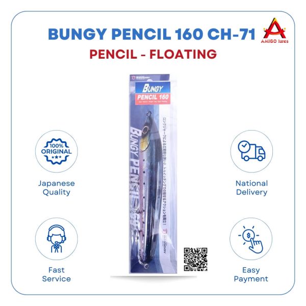 MỒI CÂU Nhật Bản Bungy Pencil 160 CH-71 (2)