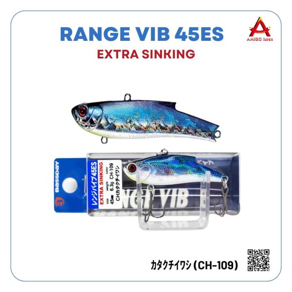 Mồi câu lure Range Vib 45ES CH-109