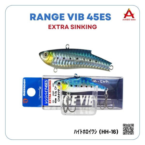 Mồi câu lure Range Vib 45ES HH-16